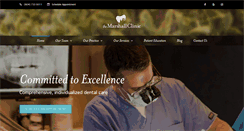 Desktop Screenshot of marshalldentalclinic.com
